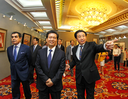 《可持续发展_文明与爱》绘画展在民族文化宫开幕 《可持续发展_文明与爱》绘画展在民族文化宫开幕