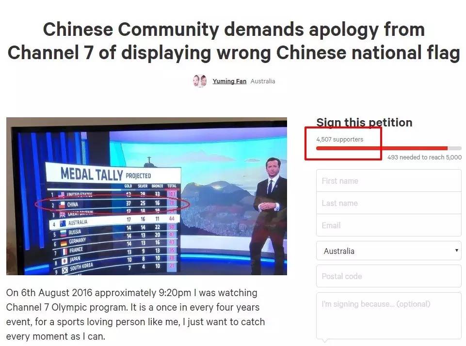 【澳媒,请道歉!】澳洲华人开始反击,要求channel 7道歉!让更多人看到吧~~