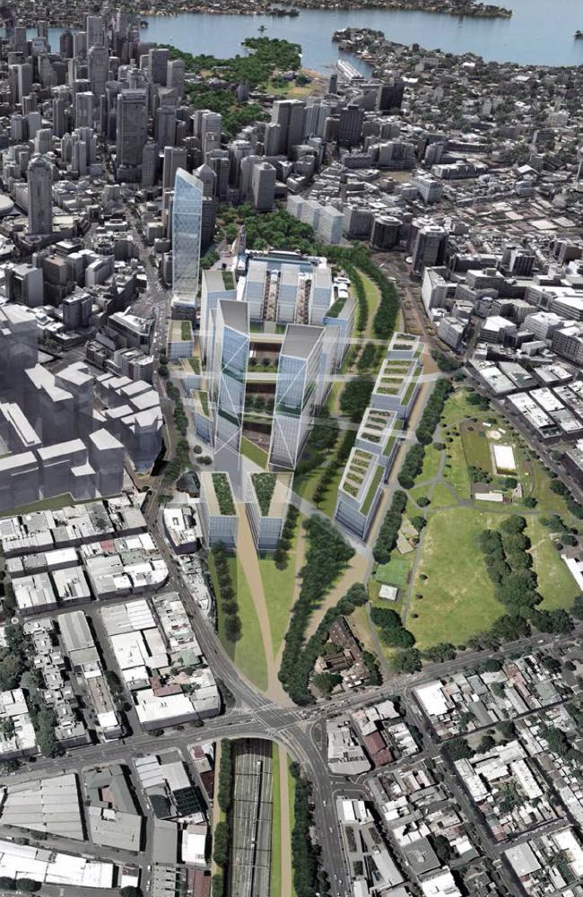 悉尼中央车站打造新城 公寓酒店商店齐全