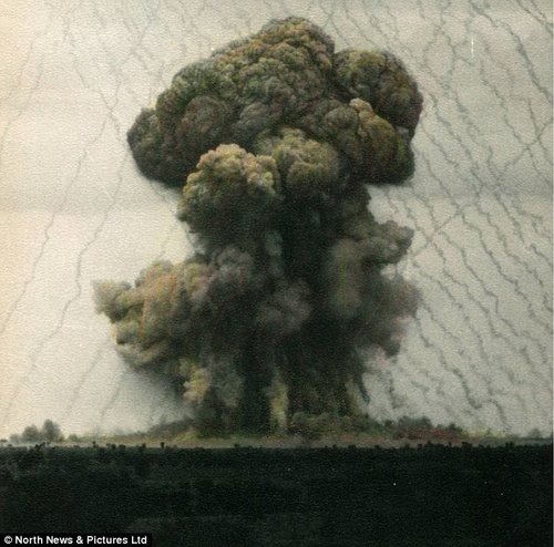 英国上世纪50年代在澳大利亚核试验照片曝光(组图)