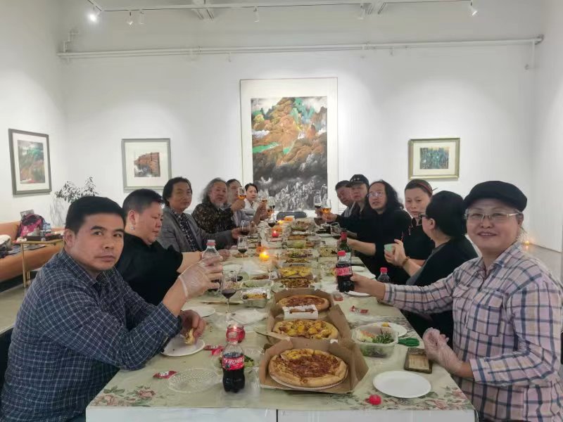 远山的呼唤_武剑飞现代重彩作品展开幕 远山的呼唤_武剑飞现代重彩作品展开幕