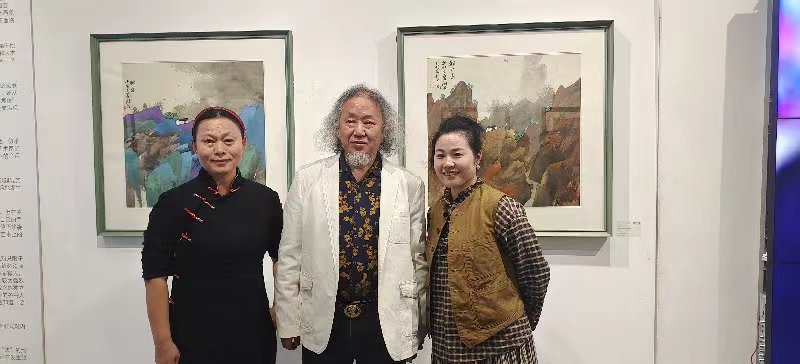 远山的呼唤_武剑飞现代重彩作品展开幕 远山的呼唤_武剑飞现代重彩作品展开幕